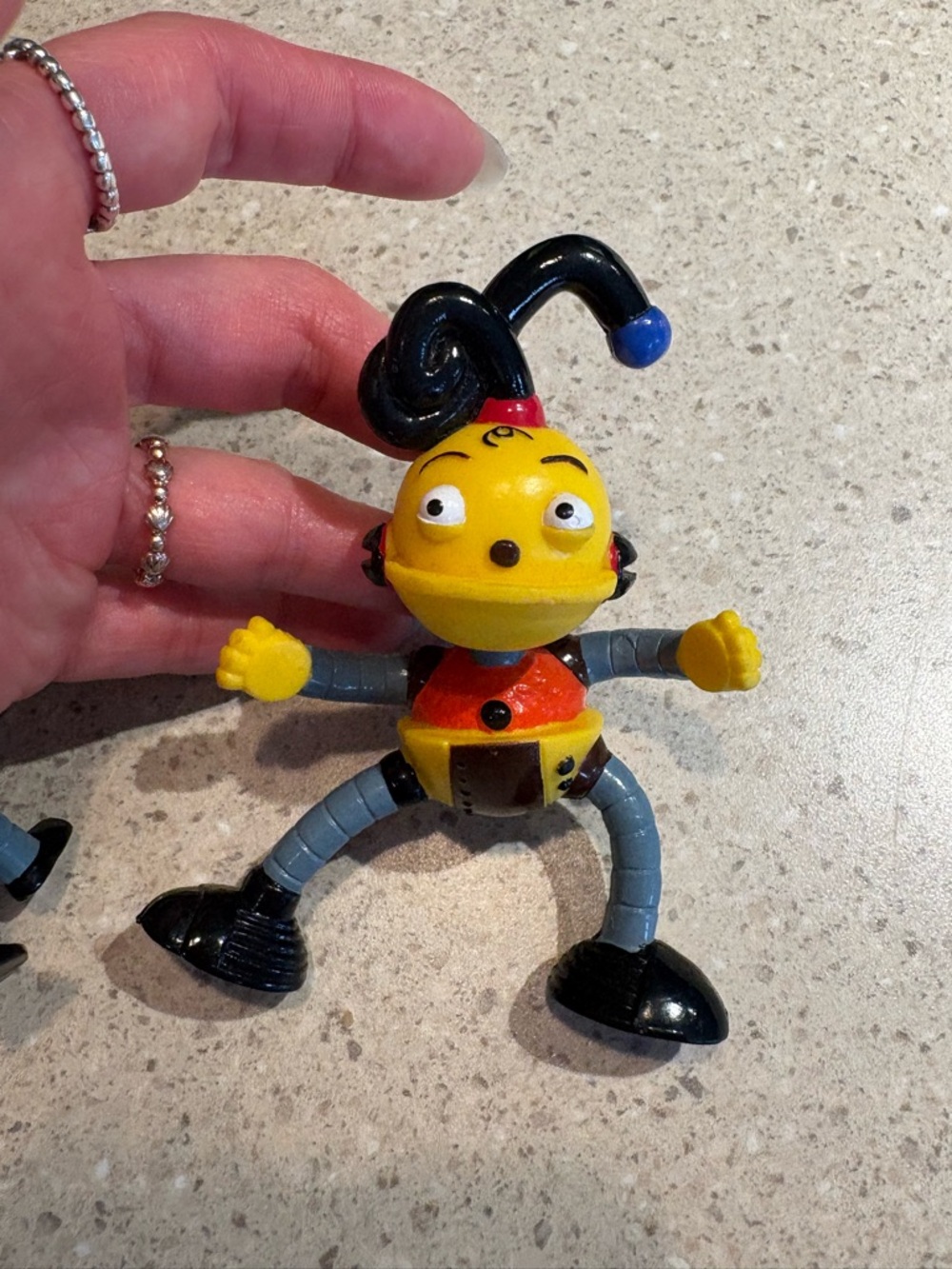 Vintage Disney's ROLIE POLIE OLIE "PAPPY" Bendy Figure 4" Nelvana in Trust - Picture 4 of 5